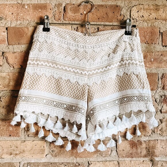 BNWT DODO BAR OR Moav Tassel Shorts